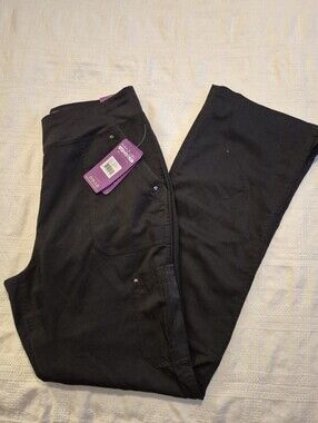 Purple Label Yoga women's Medium Tall Style Tori Black NWT